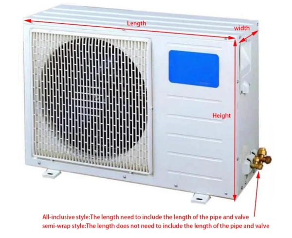 Custom Square Air Conditioner, Waterproof - view 4