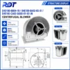 D4e180-ca02-02 Centrifugal Cooling Fan, 230VAC, 180mm, 1175CFM - view 2