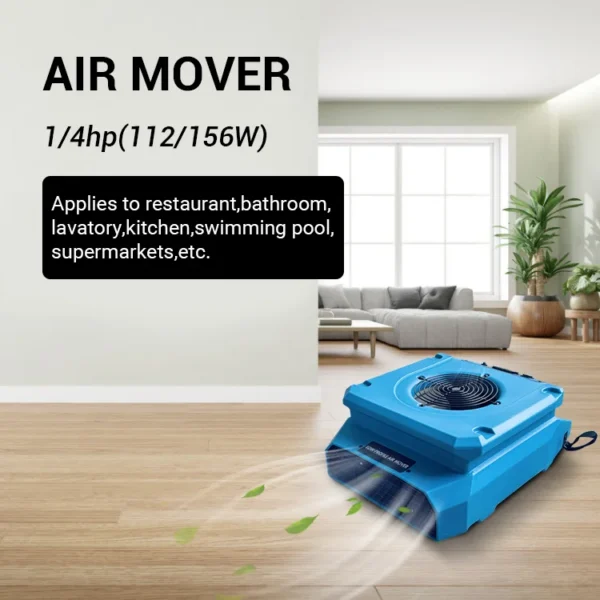 Damage Restoration Clean Fan, 1000CFM, 110V, Electric - view 4