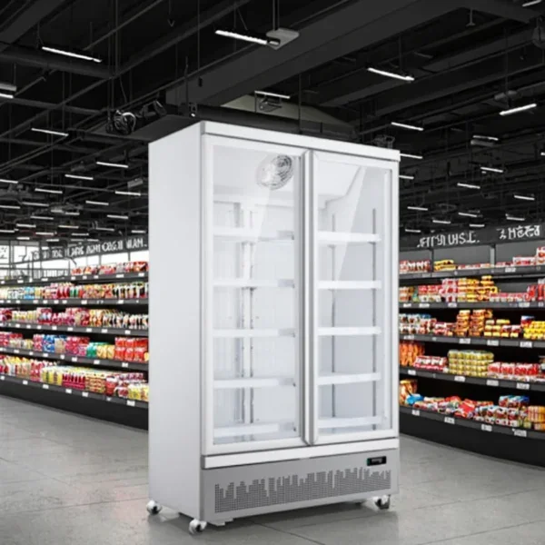 Defrost Three-door Meat Freezer, 110V-130V, 201