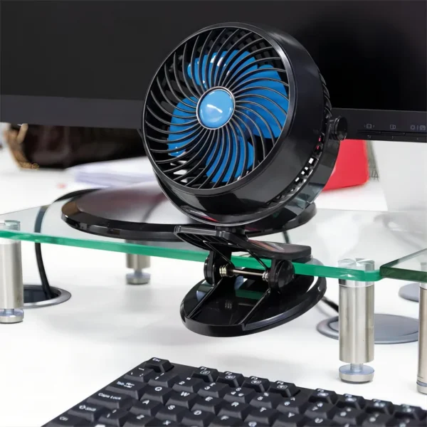Degree Adjustable Cooling Fan, 360, Portable - view 2
