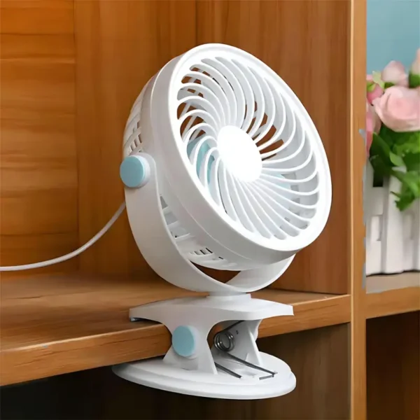 Degree Adjustable Cooling Fan, 360, Portable - view 3