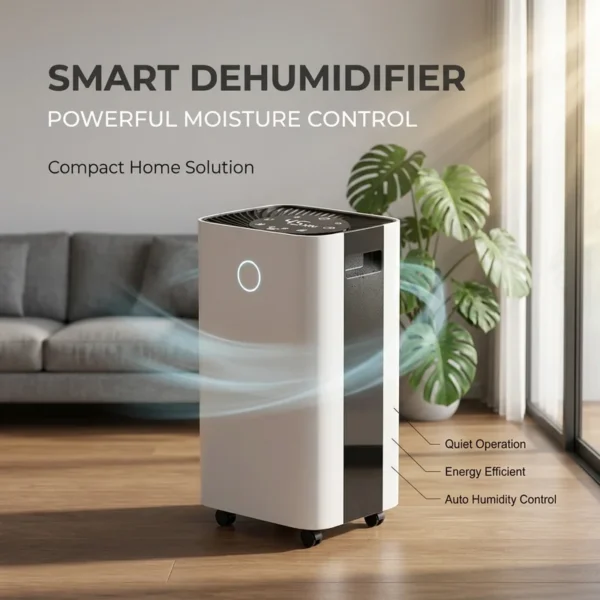 Dehumdifier Air Smart Compressor, LED, 12L, Portable, 2L - view 2
