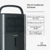Dehumidifier, 10L, Portable, 15-20, m2 - view 2