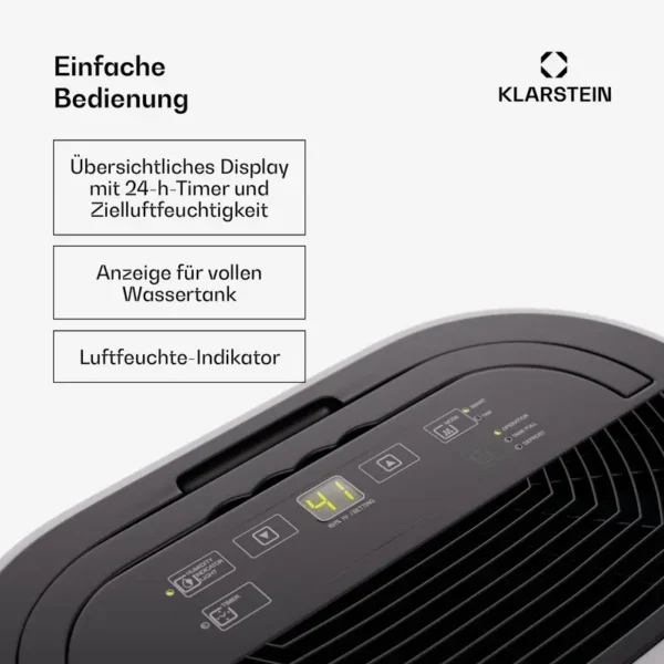 Dehumidifier, 10L, Portable, 20-25, m2 - view 6