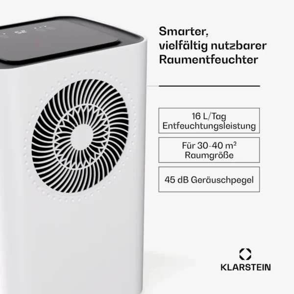 Dehumidifier, 16L, Portable, 30-40, m2 - view 4