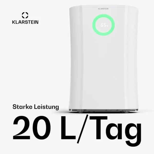Dehumidifier, 20L, Portable, 20-30, m2 - view 3