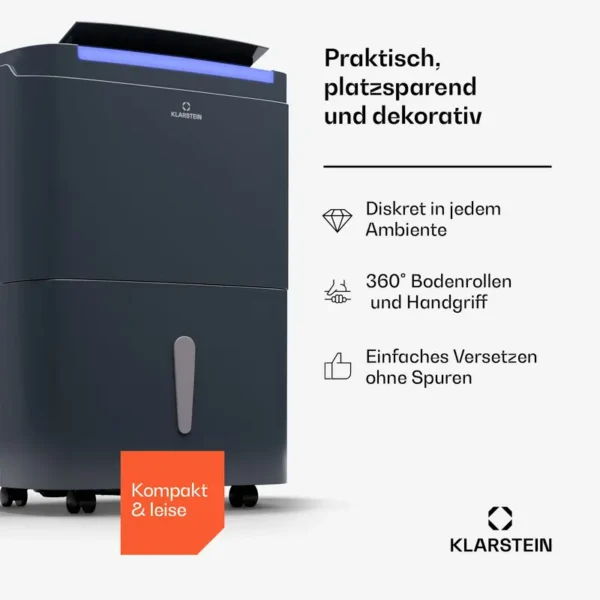 Dehumidifier, 30L, Portable, 25-30, m2 - view 2