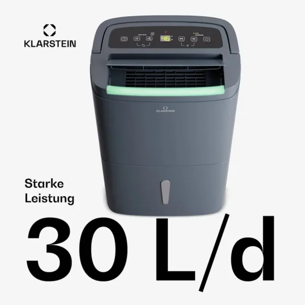Dehumidifier, 30L, Portable, 25-30, m2 - view 3