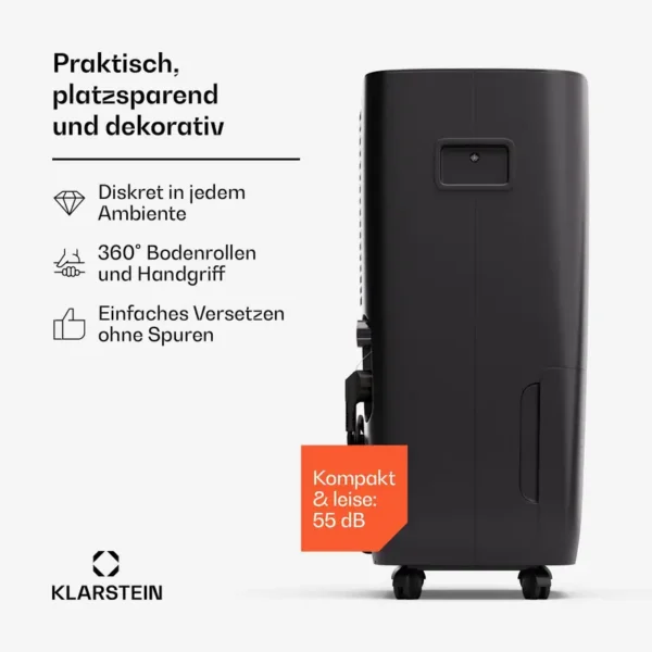 Dehumidifier, 60L, Portable - view 2