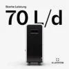 Dehumidifier, 70L, Portable - view 3