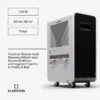 Dehumidifier, 70L, Portable - view 4