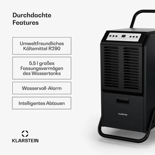 Dehumidifier, 70L, Portable, 100-140, m2 - view 5