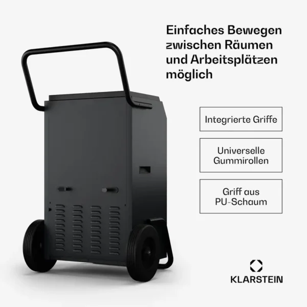 Dehumidifier, 90L, Portable, 140-180, m2 - view 3