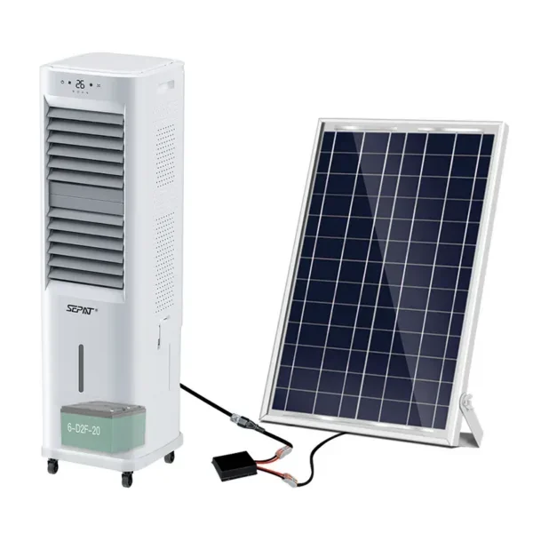 Desert Air Cooling Fan, Plastic, Solar