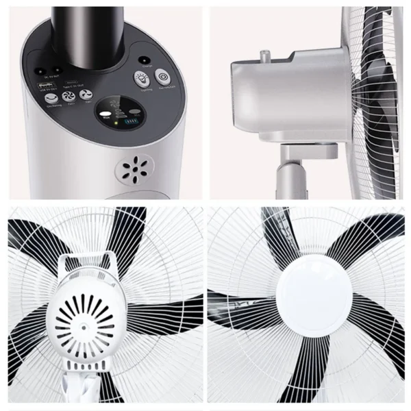 Design Solar Fan, 20W/25W, Metal+ABS - view 3