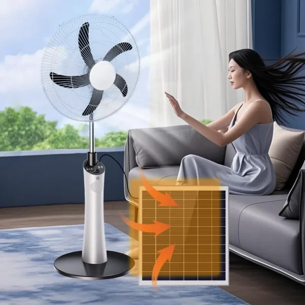 Design Solar Fan, 20W/25W, Metal+ABS - view 5