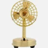 Desk Air Cooling Fan, Brass