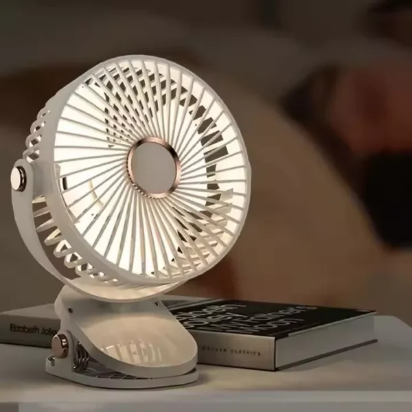 Desk Clip Multi-functional Fan, Portable, plastic - view 4