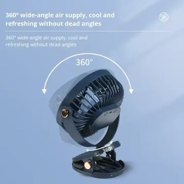 Desk Clip Multi-functional Fan, Portable, plastic - view 6