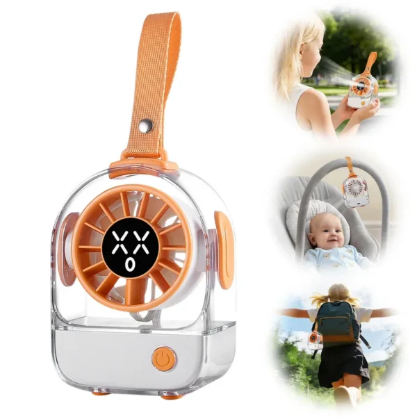 Desktop Electric Fan, USB, Portable - view 4