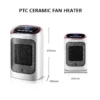 Desktop Ptc Electric Fan, Plastic - view 4