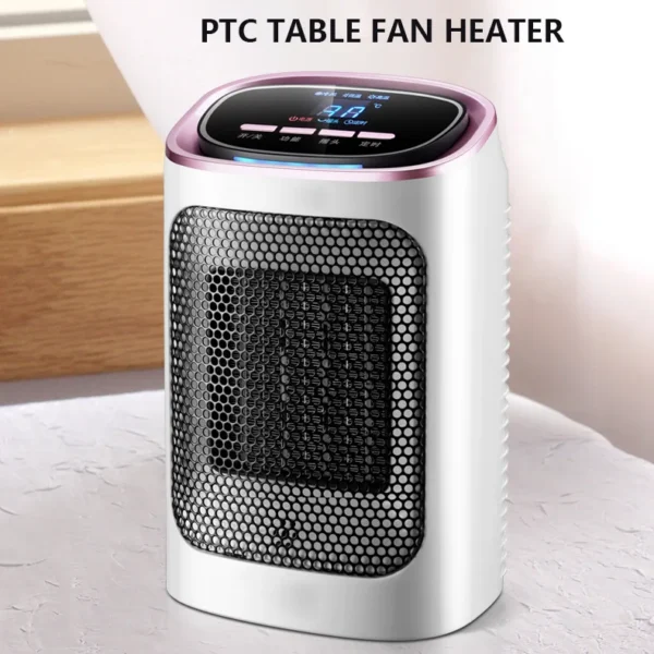 Desktop Ptc Electric Fan, Plastic - view 6