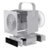 Desktop Quiet Cooling Fan, Portable, Battery, ABS - view 2