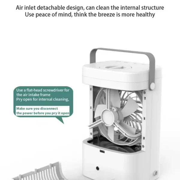 Desktop Small Air Conditioner, USB, Portable - view 6