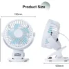 Desktop Stand Mini Fan, Plastic, 5v, Electric - view 2