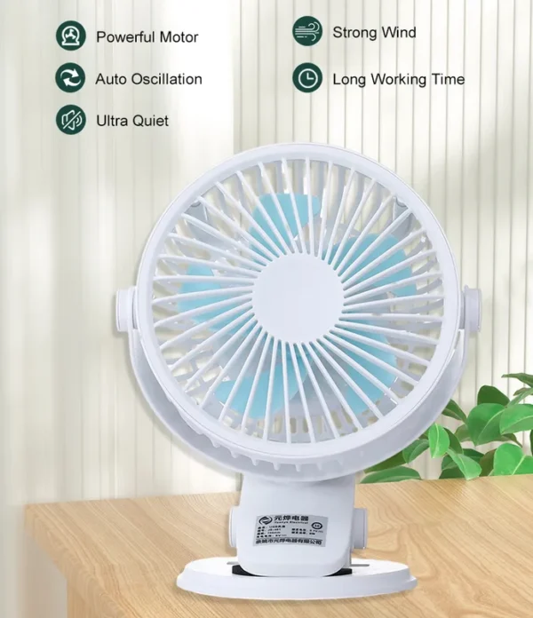 Desktop Stand Mini Fan, Plastic, 5v, Electric - view 6