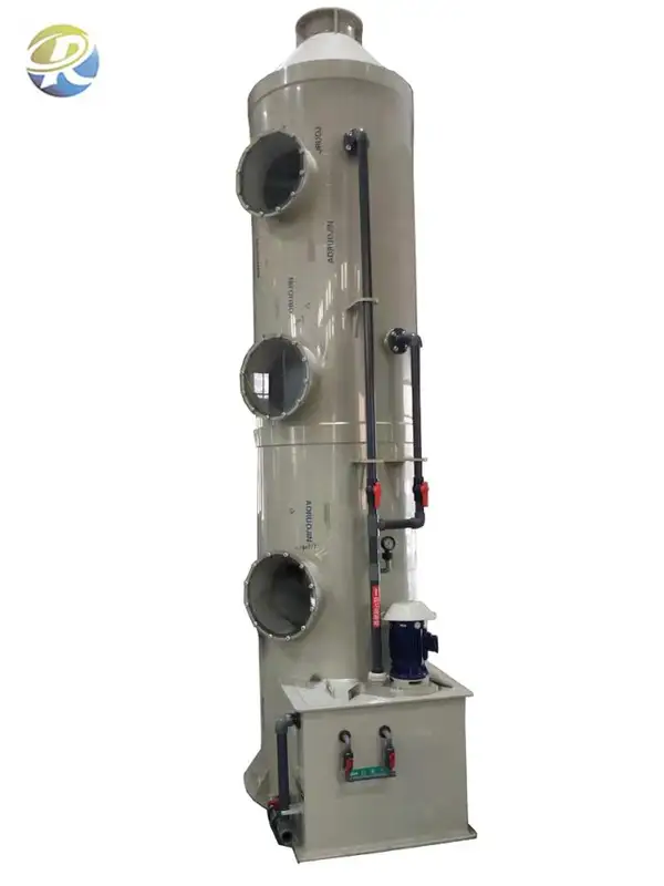 Desulfurization Dust Scrubber Tower, 3000cfm, Polypropylene - view 2