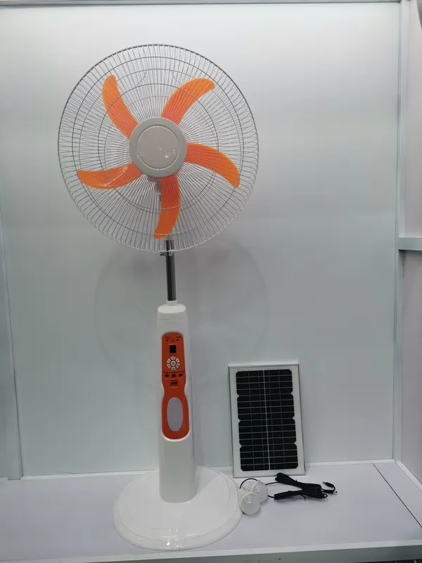 Digital Display Floor Fan, 18inch, Solar - view 3