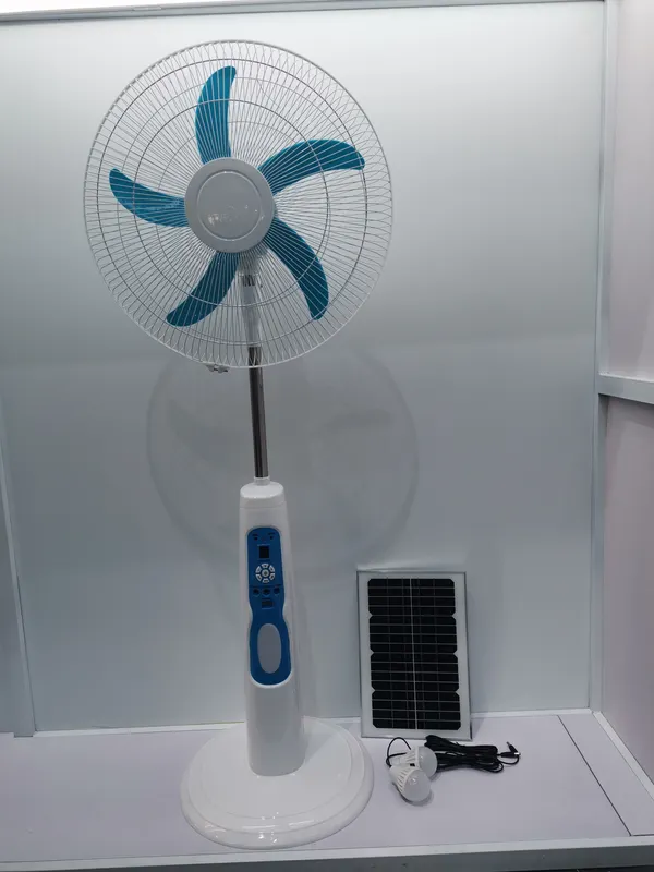 Digital Display Floor Fan, 18inch, Solar - view 4