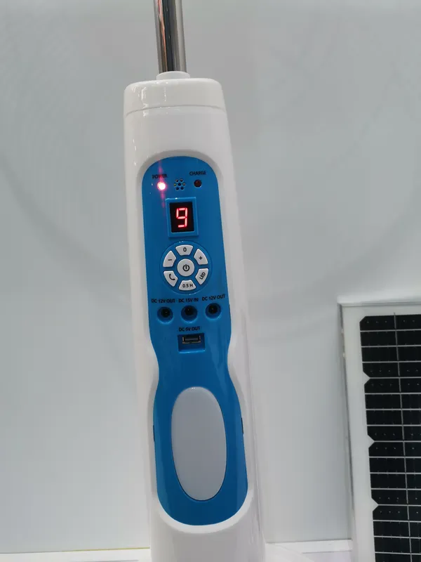Digital Display Floor Fan, 18inch, Solar - view 5