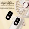 Digital Display Folding Fan, USB, Portable, 5-Speed - view 3