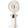 Digital Display Folding Fan, USB, Portable, 5-Speed - view 5