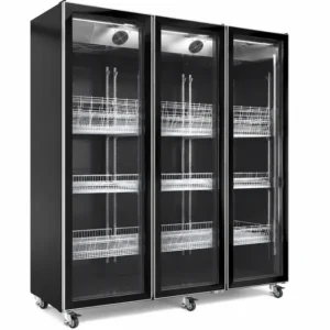 Display Case Beverage Refrigerator, 220 V, 290A