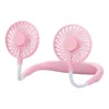 Double-head Neck Fan, Portable, USB, Plastic - view 3