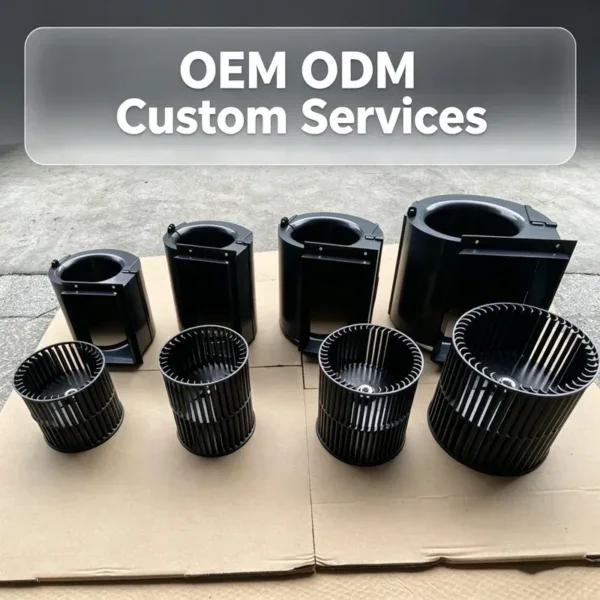 Double Inlet Centrifugal Impeller, Plastic, ISO