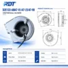 Double Inlet Cooling Blower, D2E133-AM47-01/23/90, 230V, 190W - view 2