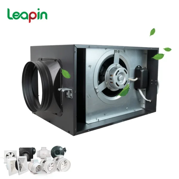 Dpt Silent Inline Fan, 220V, LEAPIN, Centrifugal - view 5