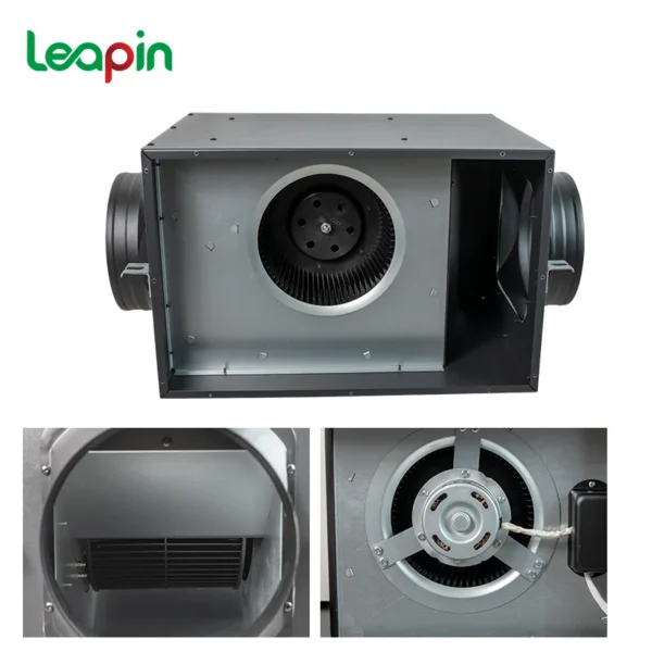 Dpt Silent Inline Fan, 220V, LEAPIN, Centrifugal - view 6