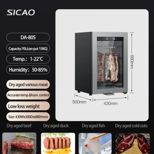 Dri Ageing Fridge Cooler, SICAO - view 2