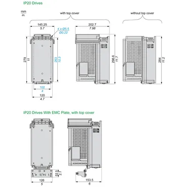 Drive Module Programming Controller, ATV610, ATV610D18N4 - view 2
