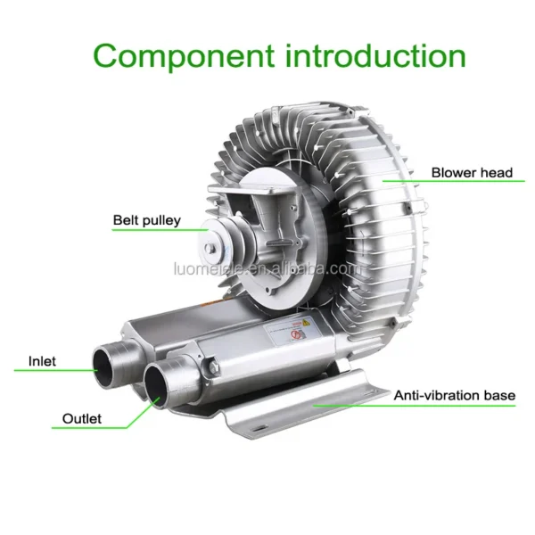 Driven Side Channel Blower, 3000W, 3800W - view 5