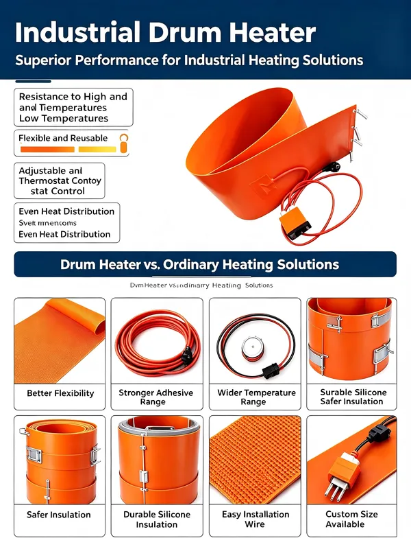 Drum Heater, 200L, AC 110 V - view 4
