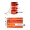 Drum Silicone Rubber Heater, 800W, 1000W, 2000W, 3000W - view 2