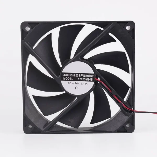 Dual Ball Bearing, 12025, 12v, 24v, Axial - view 2