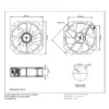 Dual Ball Bearing, FJ28082MAB, 23OV, 134W, 2800RPM - view 5